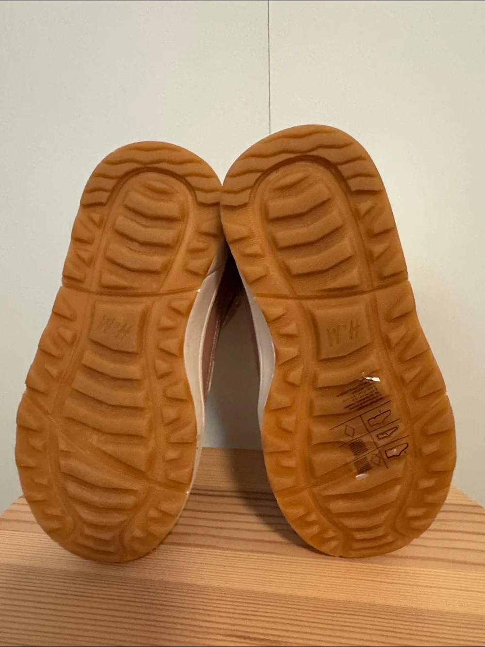H&M Pink Plush-Lined Velcro Kids Boots